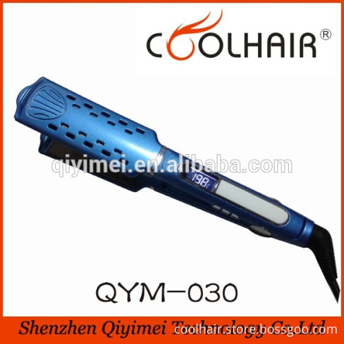 2014 best quality new design wide plates hair straightener